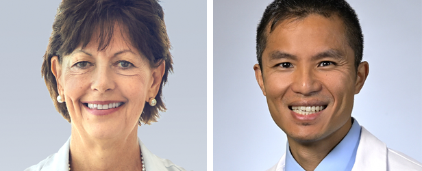 headshots of Drs. Schuchter and Huang