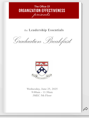 2025 Graduation Program